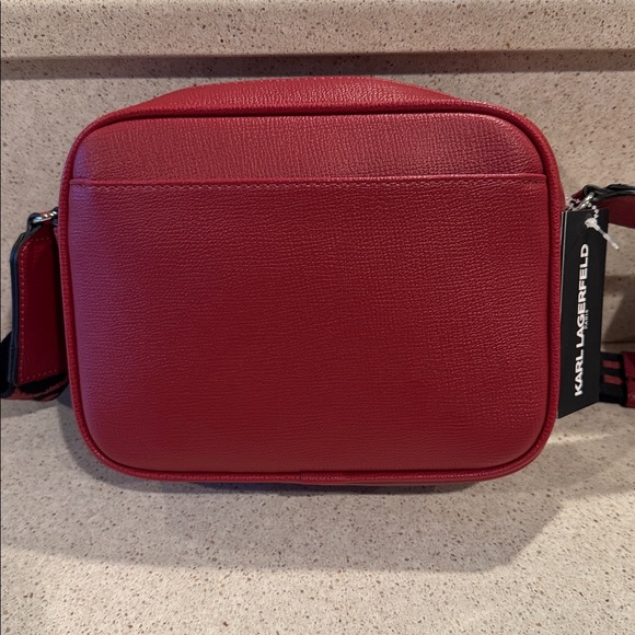 Karl Lagerfeld Crossbody Bag with Logo Guitar Strap - Picture 7 of 9